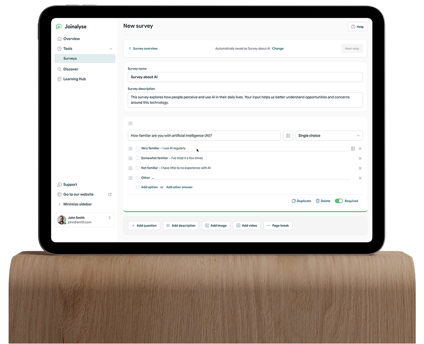 Join the Joinalyse Waiting List
